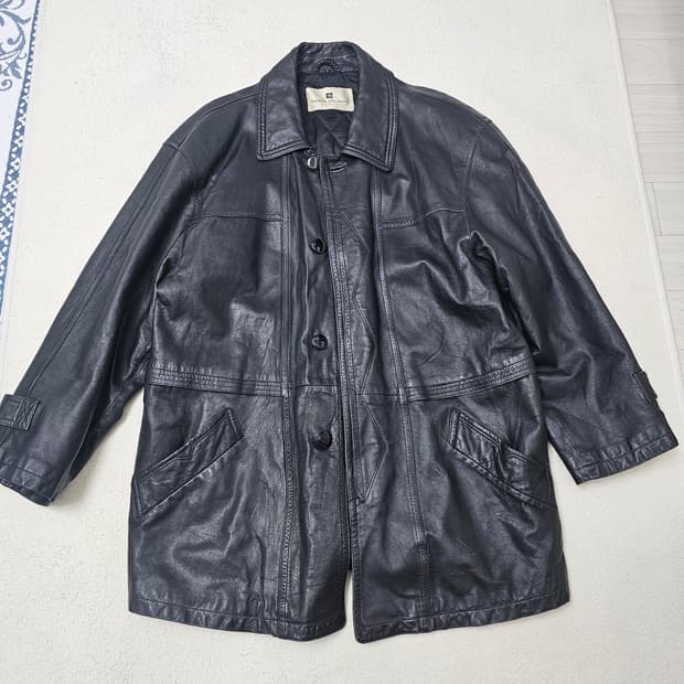 [L] 피에르 발망 빈티지 가죽 자켓