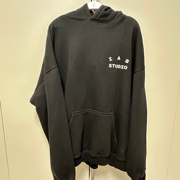 아이앱 스튜디오 후드 블랙 2xl