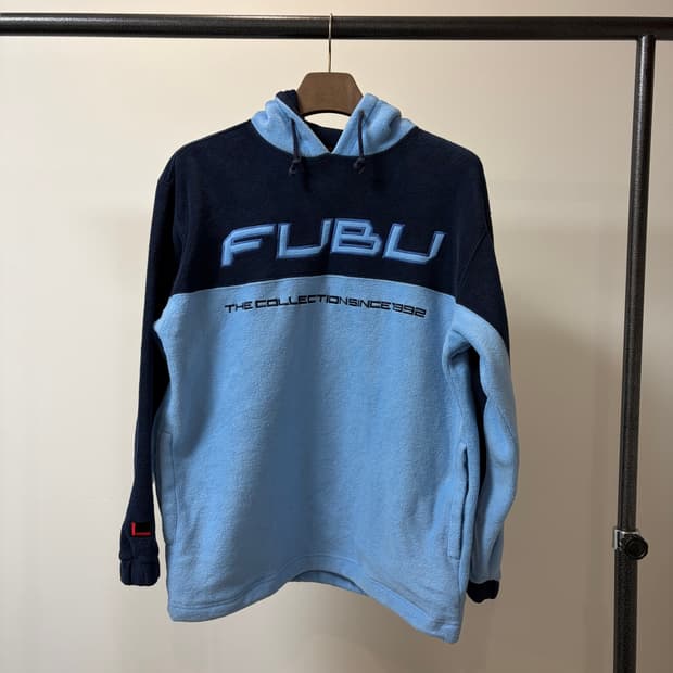 (95) Fubu 후부 올드스쿨 힙합 후리스 후드