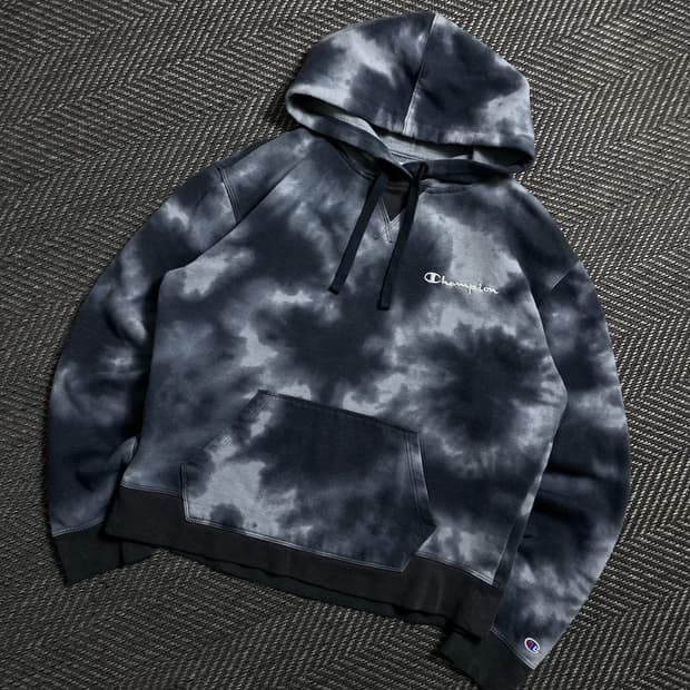 챔피온 우먼스 타이다이 박시핏 후드 티셔츠y 4948