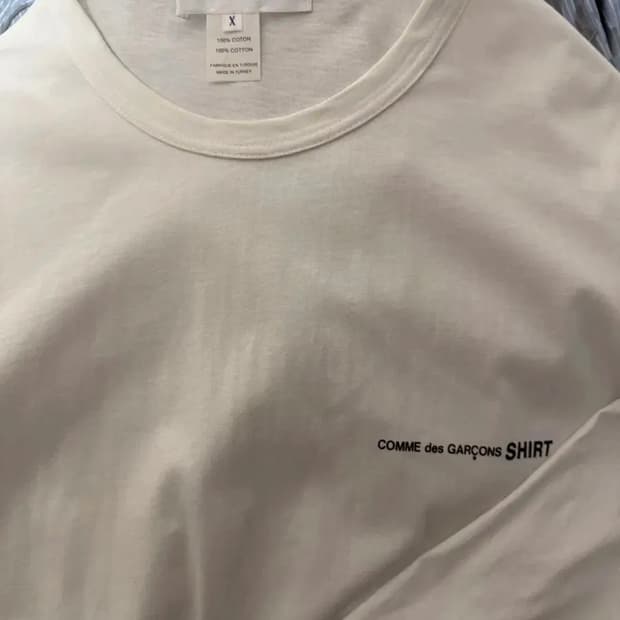 꼼데가르송 셔츠라인 롱슬리브 