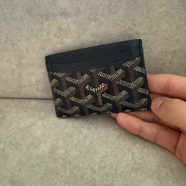 고야드 생쉴피스 카드지갑 블랙