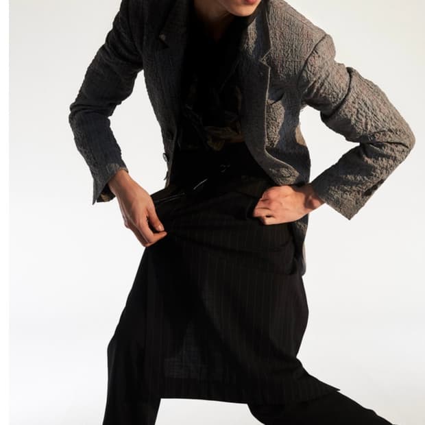Lynder half wrap skirt