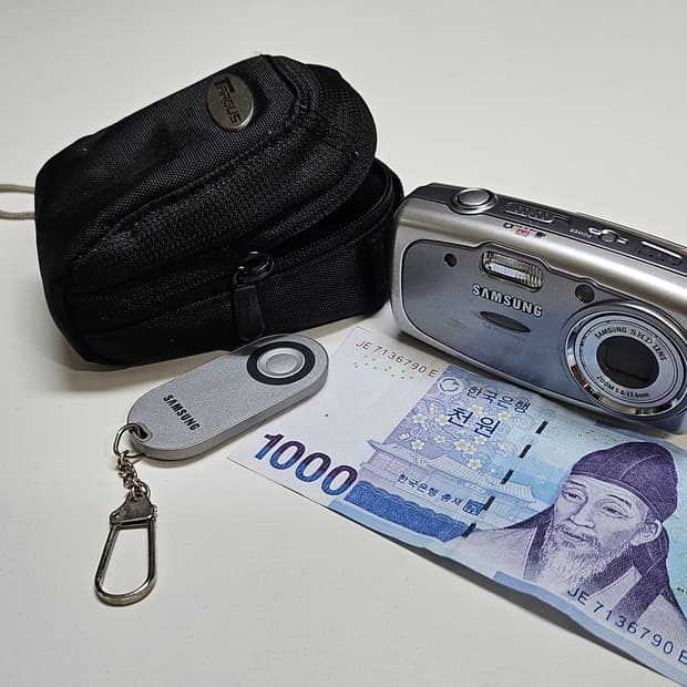 작례O 리모컨 있음 삼성 케녹스 u ca5 디지털카메라 빈티지 디카