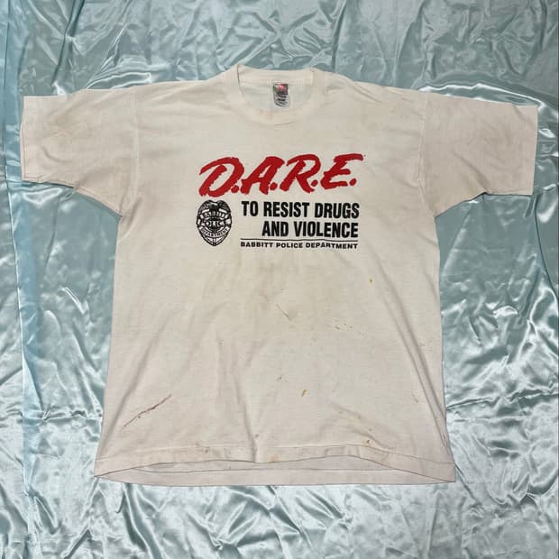 90s D.A.R.E. USA dare 데어 빈티지 티셔츠