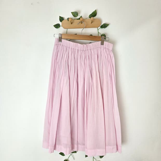 Olive des olive 핑크 미디 스커트