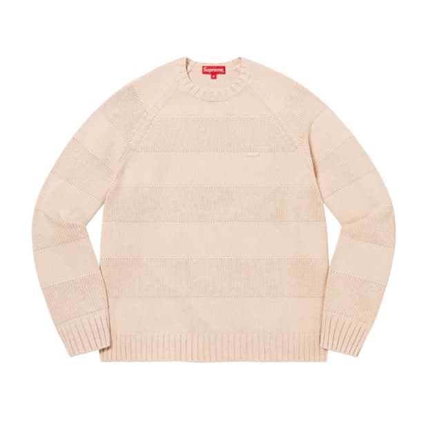 슈프림 23ss 스몰 박스 스트라이프 니트