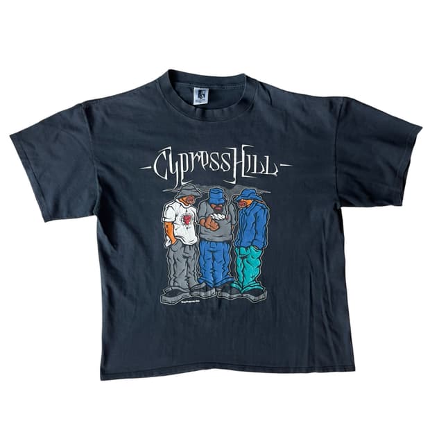 빈티지 90s Cypress Hill 밴드 티셔츠