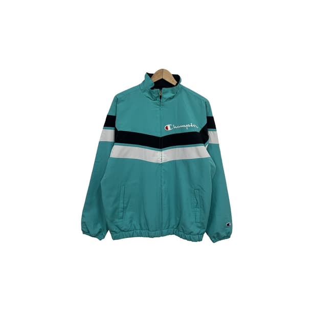 챔피온 투 블록 배색 올드스쿨 바람막이