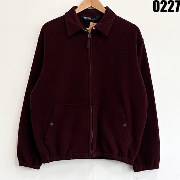 폴로 랄프로렌 집업 울 블루종 자켓 90 실측 100 0227 