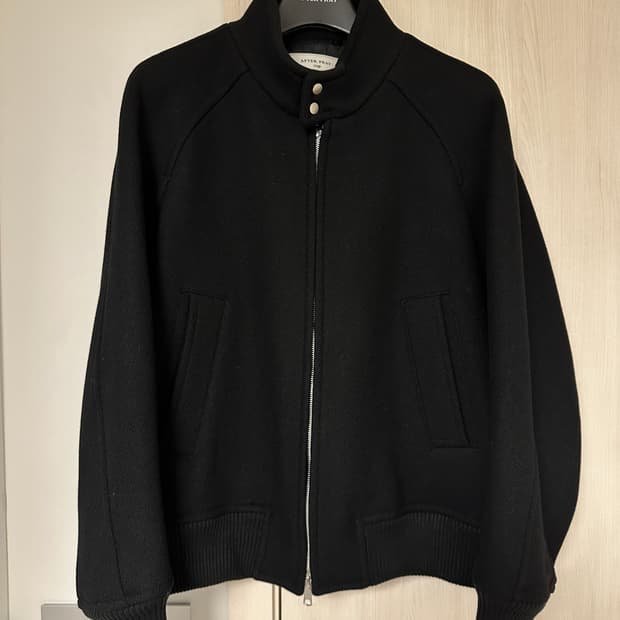 애프터프레이 리가즈 해링턴 블루종 블랙 L