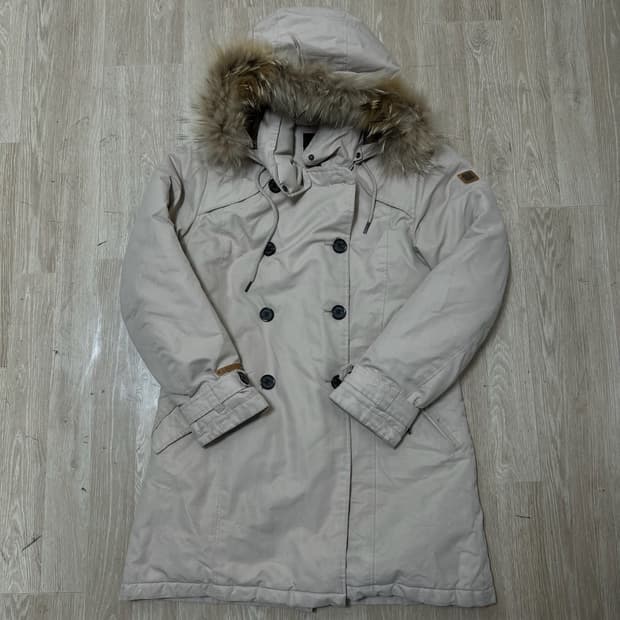 네파 여성 덕다운 퍼후드 롱패딩 L/100 