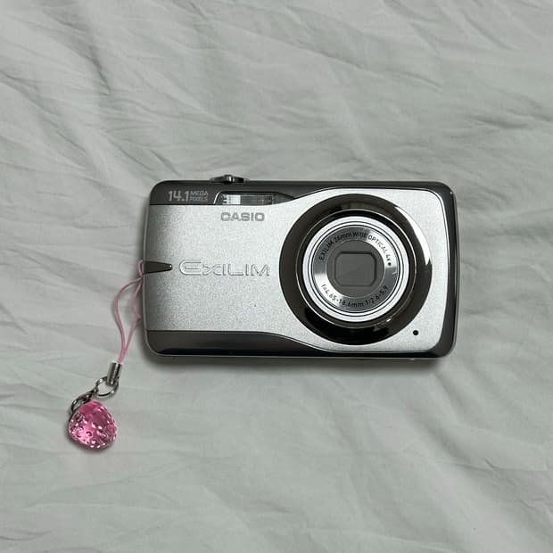 (실버,작례o) 카시오 Casio 엑슬림 ex z550 차정원디카