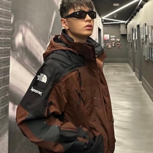 [XL]슈프림x노스페이스 22fw 스팁테크 아포지 자켓 브라운