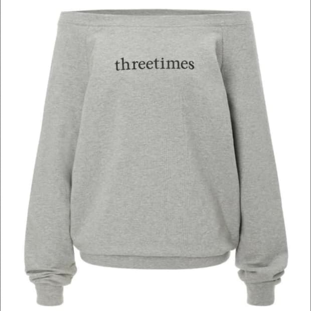 쓰리타임즈 threetimes 오프탑 M사이즈