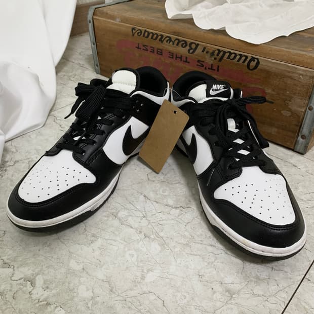 나이키 조던 덩크 로우 블랙 화이트 오레오 범고래 265