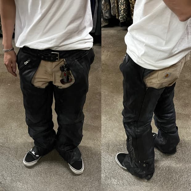 할리데이비슨 가죽 챕스 (XL)