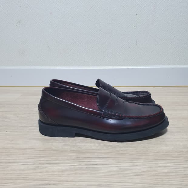 락포트 버건디 로퍼 275