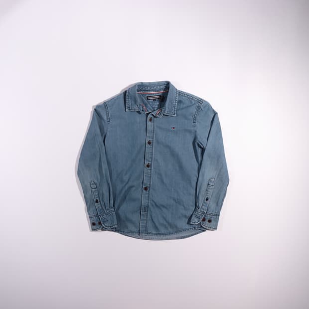 타미힐피거 데님 셔츠 키즈 B294