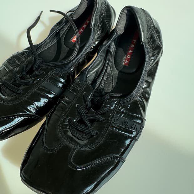 프라다 에나멜슈즈 거래완@@