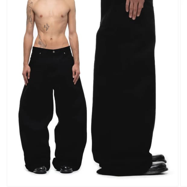 RAW DENIM JAPANESE ULTRA LOOSE FIT BLACK