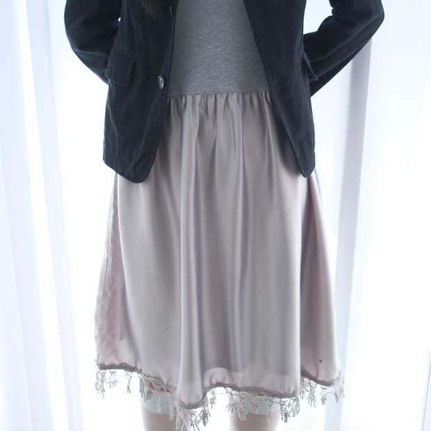 Round collar cotton jacket 