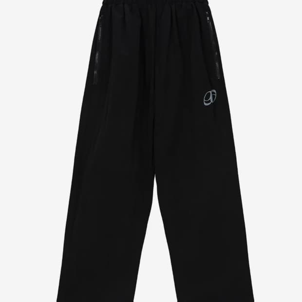 애즈온 윈드브레이커팬츠 블랙