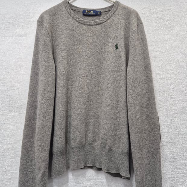 폴로 메리노울  회색 니트 / 55반~66(정품)