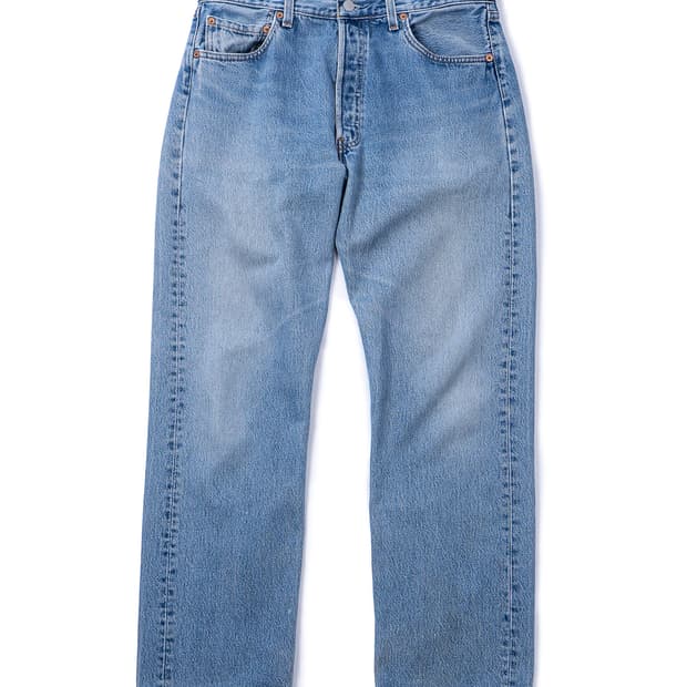 90s Levi's 501 Washed Denim Pants