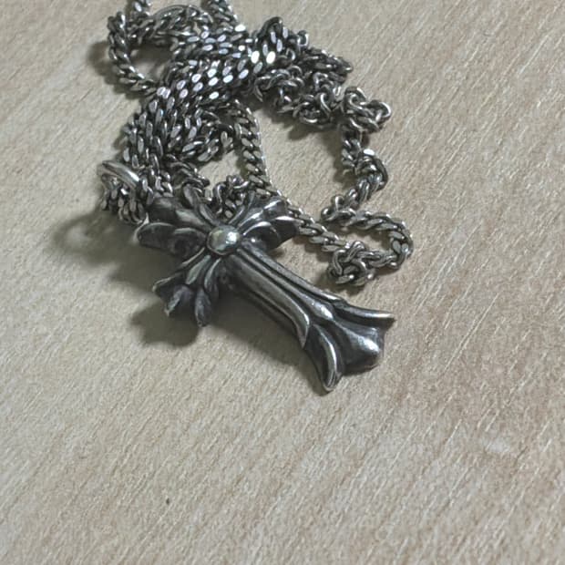 크롬하츠 더블 크로스 펜던트