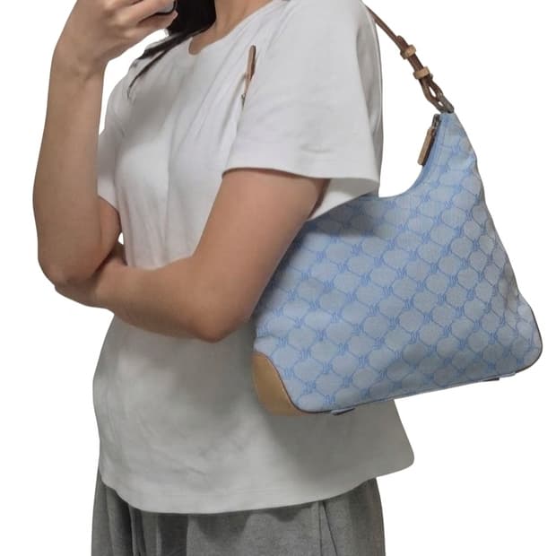 🩵폴로 랄프로렌 호보백 스카이블루 가방/숄더백/하늘색🩵