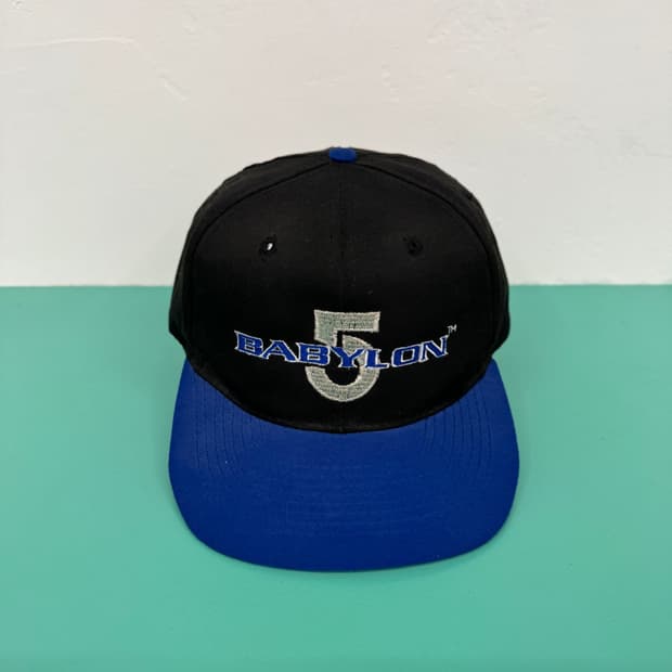 빈티지 1998 바빌론 5 babylon5 vtg snap hat 모자