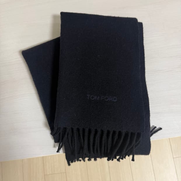 톰포드 / 캐시미어 100 머플러, 블랙 / Free