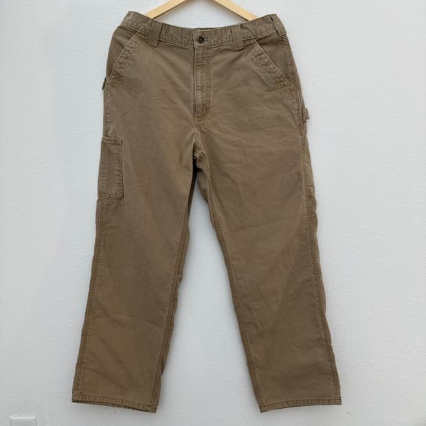 2022 칼하트 B151 DKH 다크 카키 루즈핏 카펜터 팬츠 