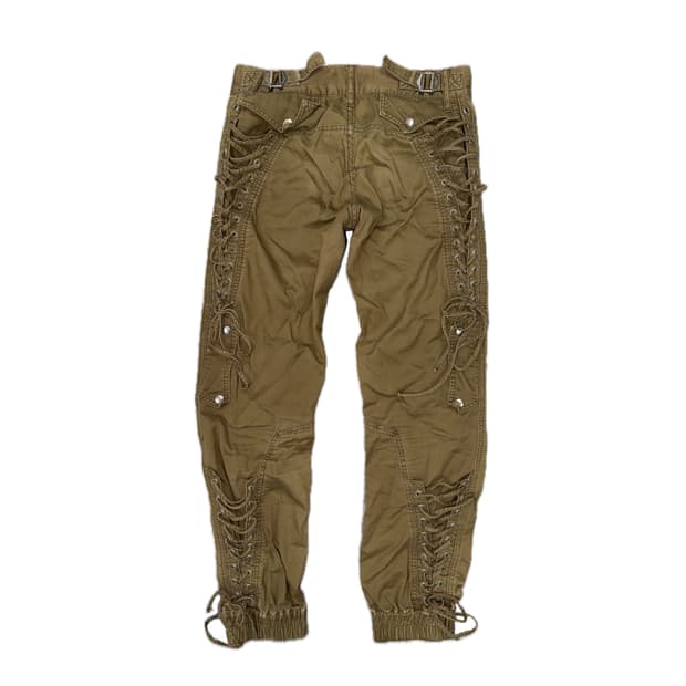00’S HYSTERIC GLAMOR Lace-up Cargo Pants