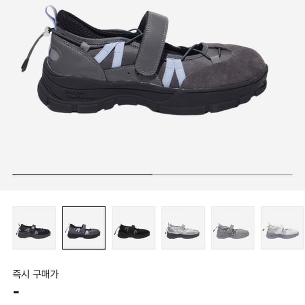 락피쉬웨더웨어 브린 벨크로 다크 그레이 