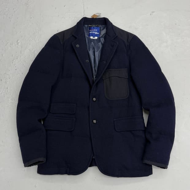 JUNYA WATANABE x DUVETICA 구스 울 블레이저 점퍼