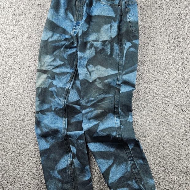 칼하트 밴딩 다잉 워시드 커스텀 데님 팬츠 (36X34추정)/ 11044