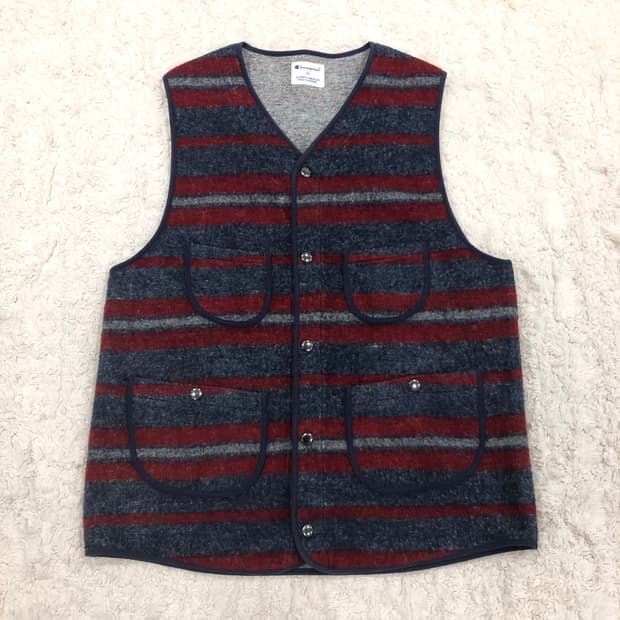 챔피온 재팬 쿼드포켓 멀티컬러 베스트 조끼