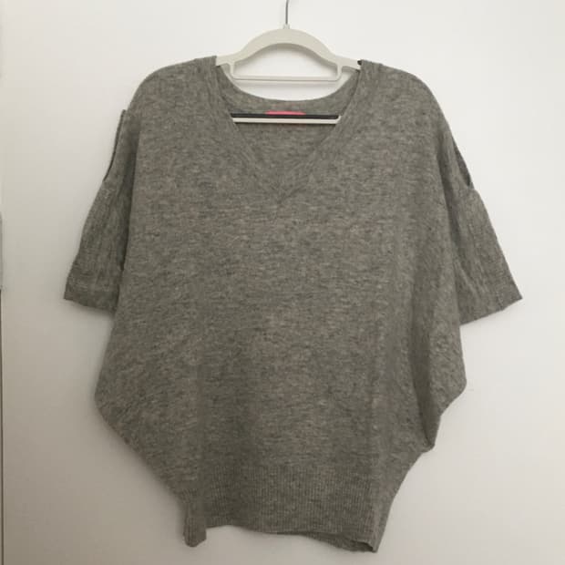Beams heart Angora Dolman Sleeve Sweater