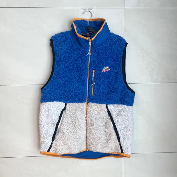 나이키 헤리티지 뽀글이 플리스 조끼 (M)