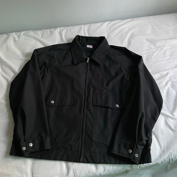 LEE 2포켓 블루종 점퍼 블랙 L