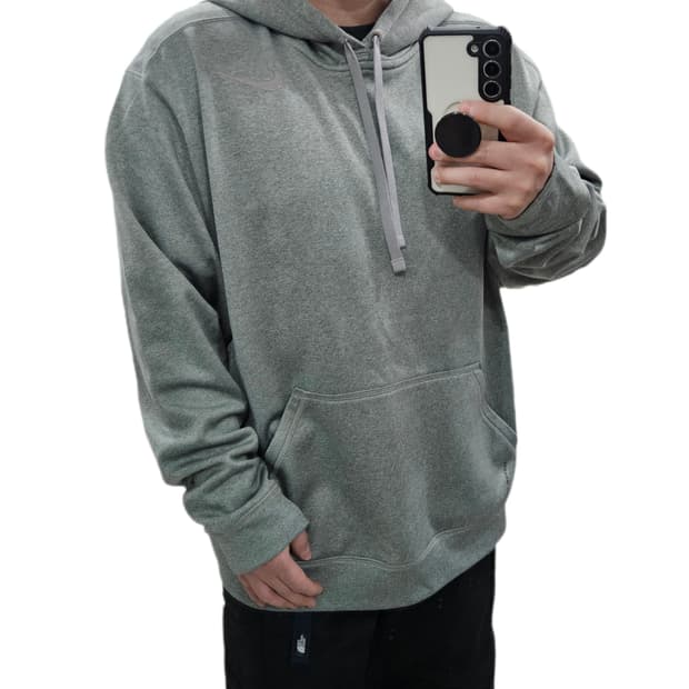 XXL 110) 나이키 써마핏 기모 후드티