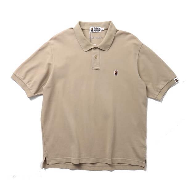 A BATHING APE Ape Head One Point Polo