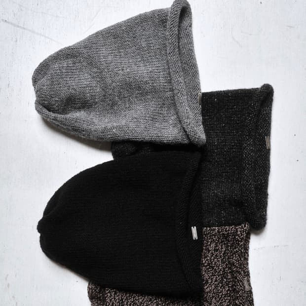 모노프리베 텍스쳐 롤비니 Textured Roll Long Beanie