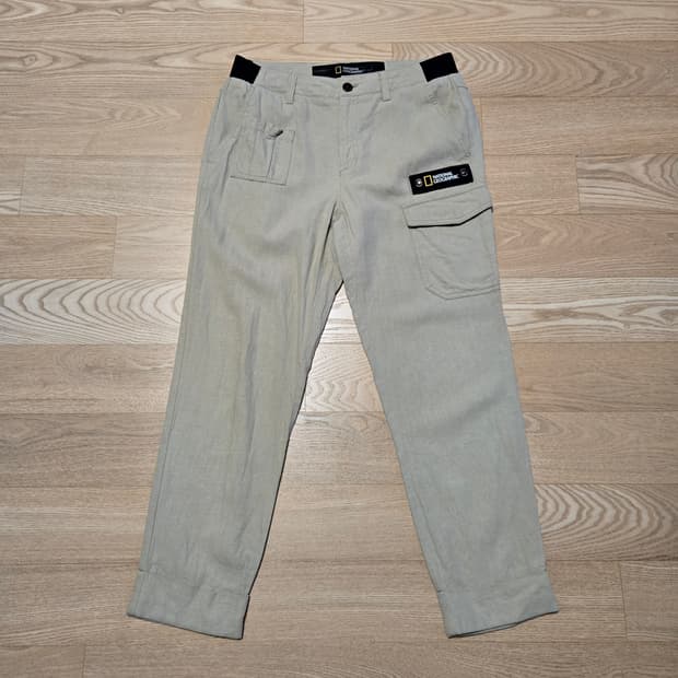 [70] 내셔널지오그래픽 여성 린넨 카고 바지