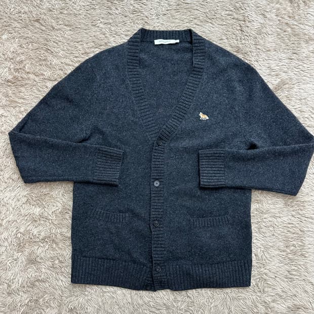 메종키츠네 베이비폭스 울 가디건