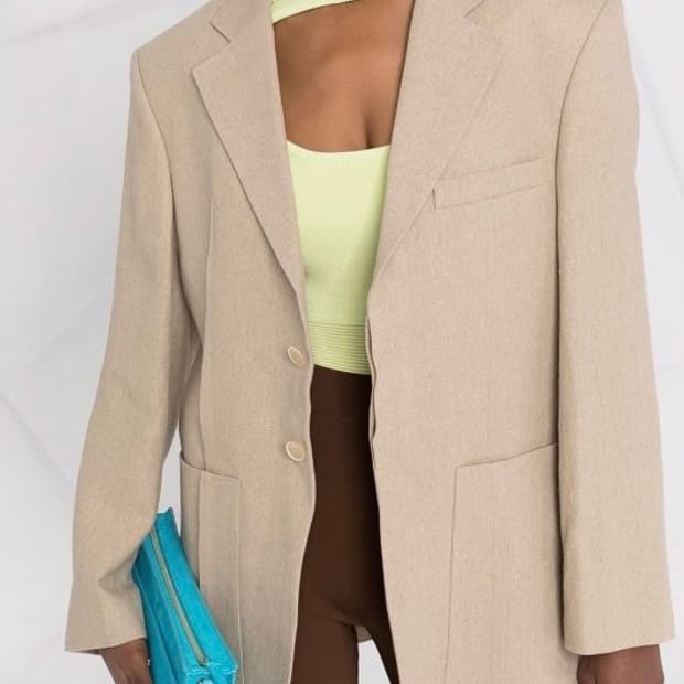 자크뮈스 린넨 오버 사이즈 블레이저 32