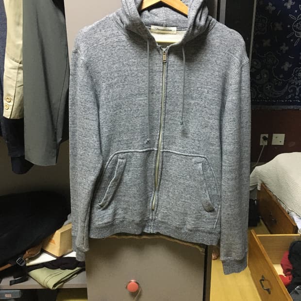 Undercover distressed hoodie zip up