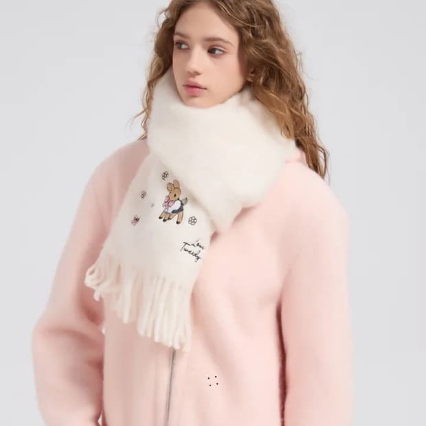 [트위디아] Dia Love Ribbon Muffler 머플러 / 시눈